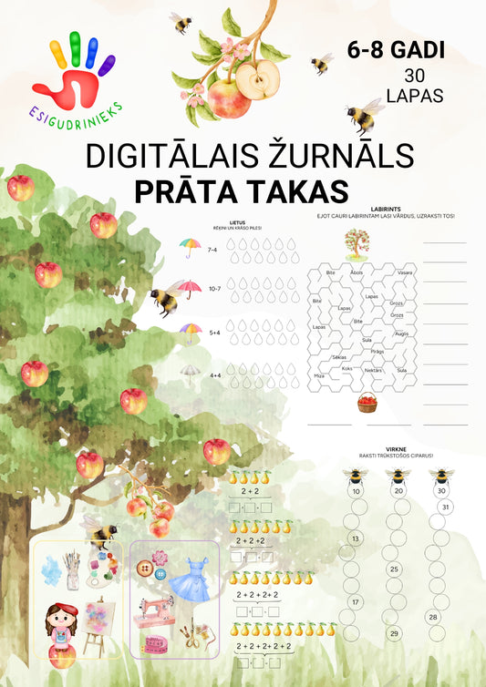 Žurnāls PRĀTA TAKAS 6-8 gadi