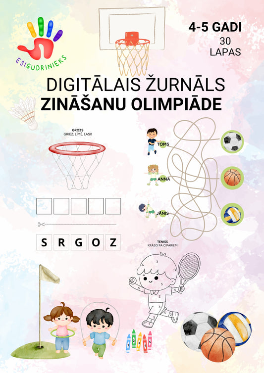 Žurnāls ZINĀŠANU OLIMPIĀDE 4-5 gadi