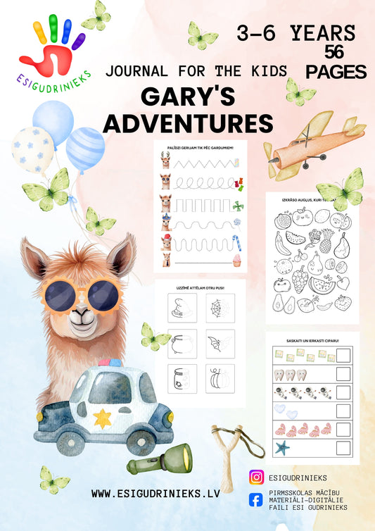 Digital journal GARY`S ADVENTURES
